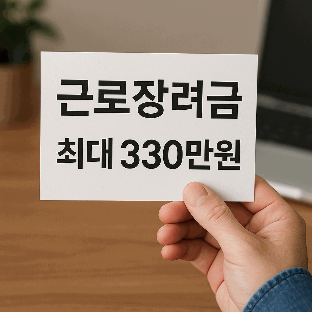 근로장려금330만원