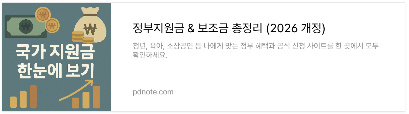 정부지원금