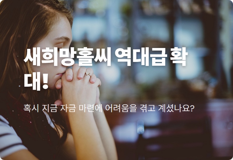 새희망홀씨대출, 역대급 확대! 바뀐 조건과 금리, 비대면 신청 방법 총정리 (2024년 최신)