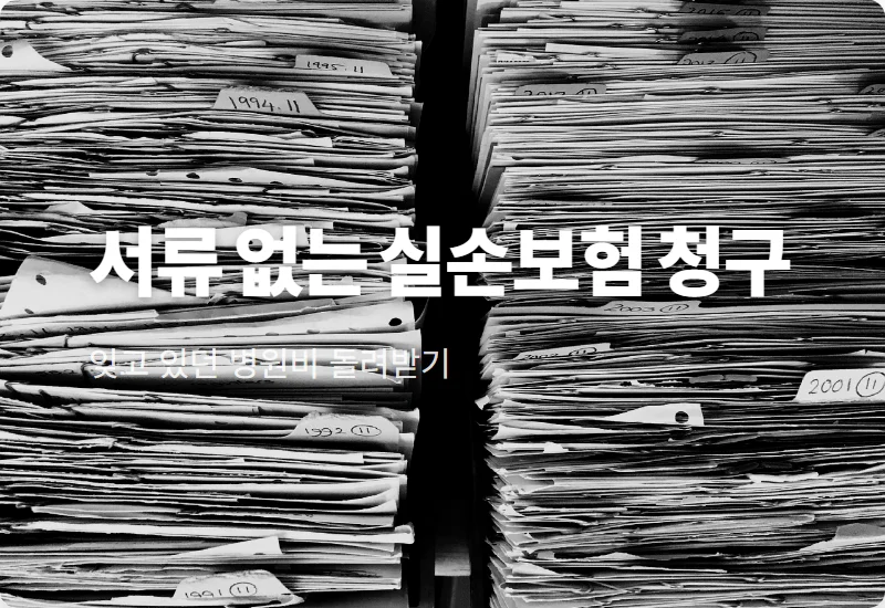 삼쩜삼 실손보험 청구 서류 없이 1분 만에 환급받는 현실적인 방법과 꿀팁