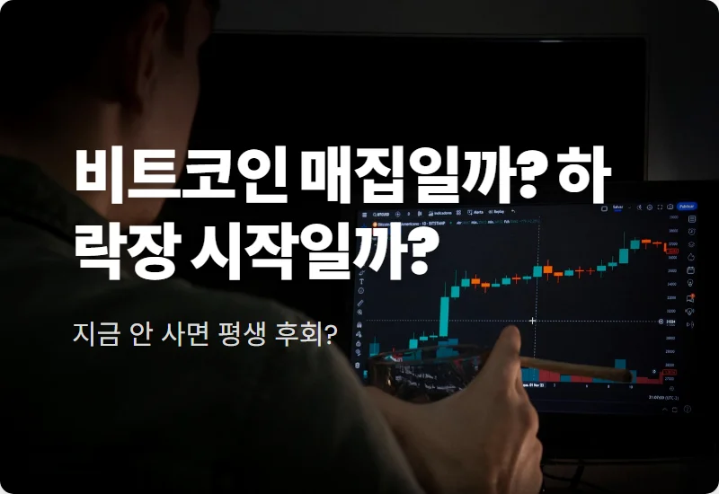 비트코인 1억 붕괴 대응 방법, 지금이 마지막 매집 기회일까?