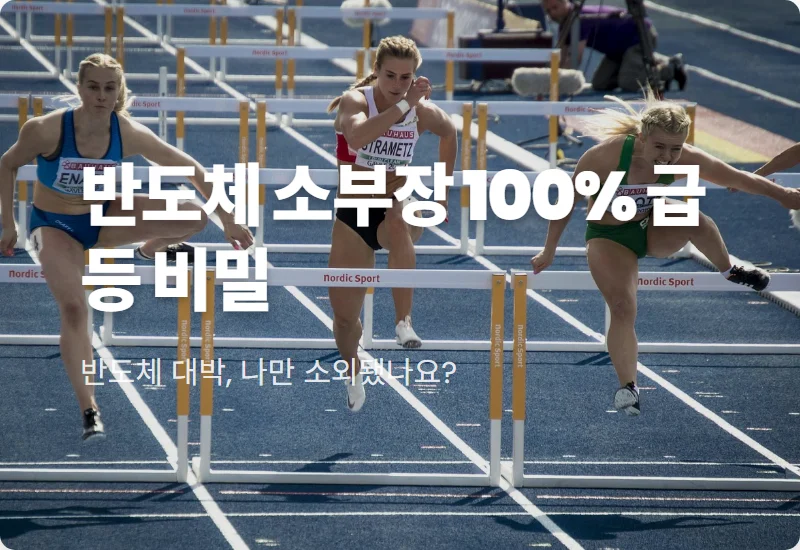 반도체 소부장 관련주 전망, 100% 급등 속 수혜주 찾는 현실적인 방법