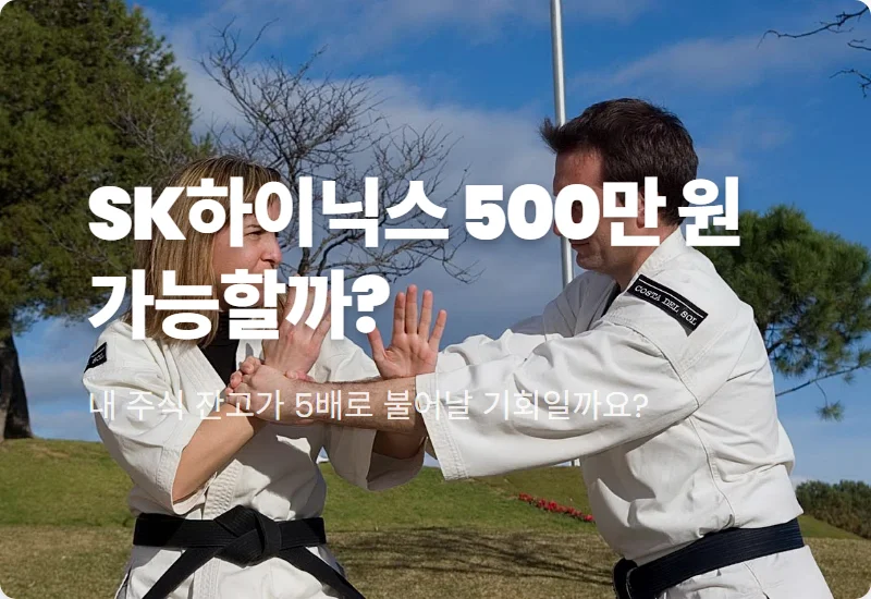SK하이닉스 주가 500만 원? 현실적인 장기 전망과 투자 꿀팁 4가지